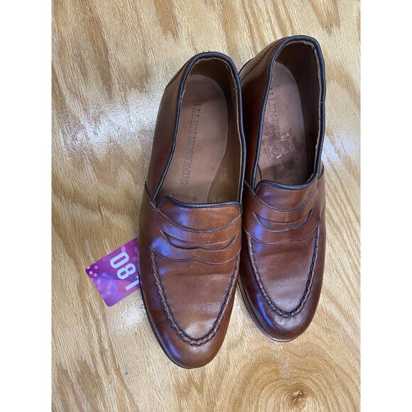 Allen Edmonds Randolph Men\'s 9.5 Brown Leather Slip-On Low Top Penny Loafers main image 5